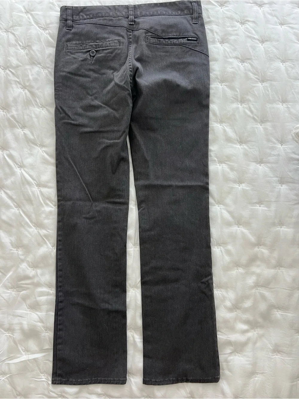 Lot of Volcom Men's Black Straight Chinos